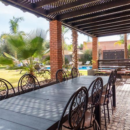 Villa Les Trois Palmiers Marrakesh Esterno foto